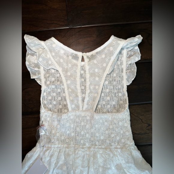 Hashttag in trend white eyelet midi dress size XS - Picture 3 of 4